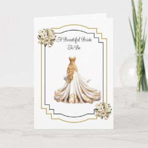 Bride To Be Wedding Card