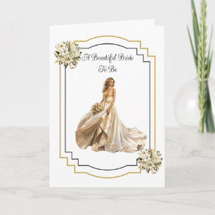 Bride To Be Wedding Card