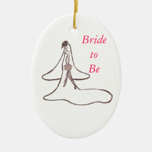 Bride to Be Wedding Rings Ornament