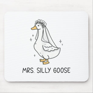 Bride To Be Wedding Silly Bride Goose Gettin Loose Mouse Mat