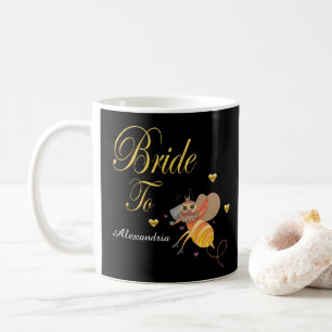 Bride To Bee Bridal Personalise Coffee Mug
