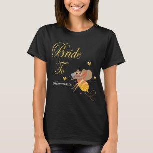 Bride To Bee Bridal Personalise T-Shirt