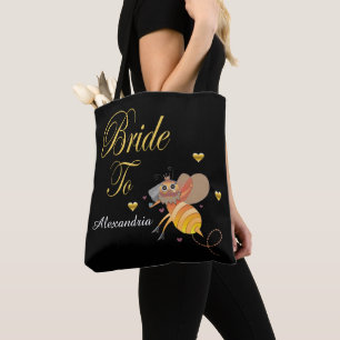 Bride To Bee Bridal Personalise Tote Bag