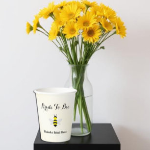 Bride To Bee Bridal Shower Paper Cups