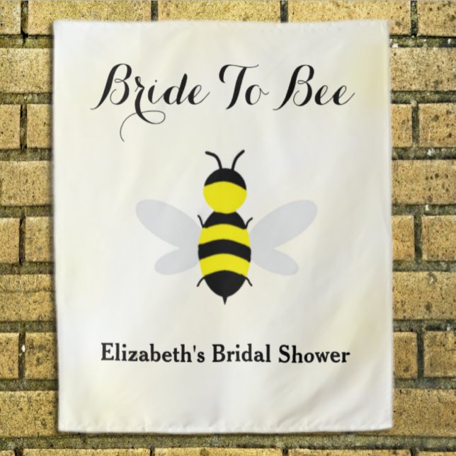 Bride To Bee Bridal Shower Tapestry (Creator Uploaded)