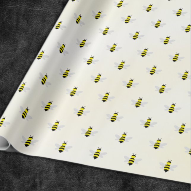 Bride To Bee Bridal Shower Wrapping Paper (Creator Uploaded)