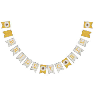 Bride To Bee - Honeycomb-extra bees Bunting