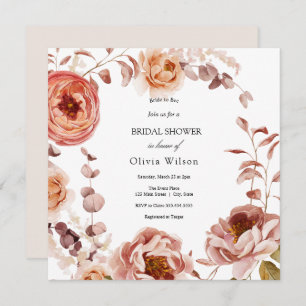 Bride to Bee Lavender Wildflower Bridal Shower Invitation