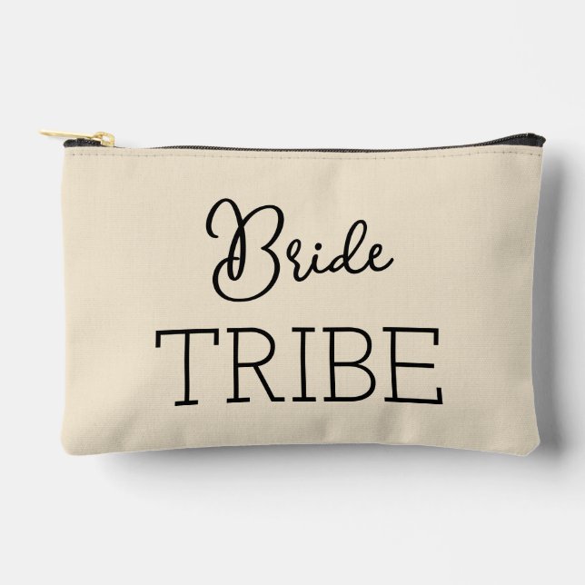 Bride Tribe Bachelorette Party Favours Bridesmaid Accessory Pouch (Front)