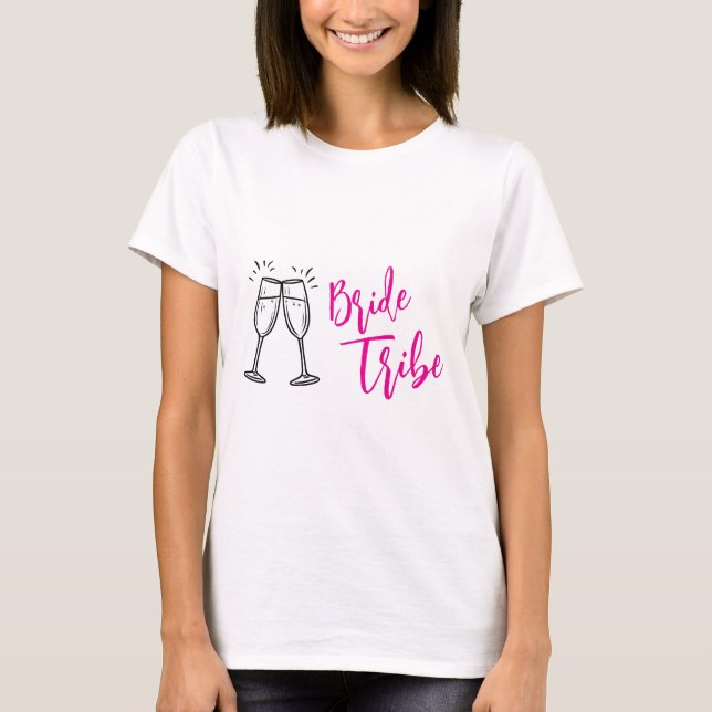 Bride Tribe Bachelorette Party  T-Shirt (Front)