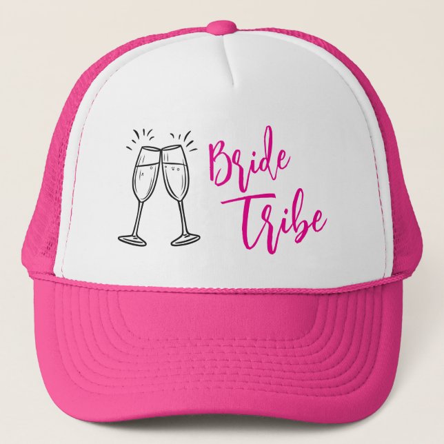 Bride Tribe Bachelorette Party  Trucker Hat (Front)
