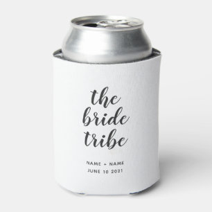 Bride Tribe Bridal Party Bridesmaid Personalised  Can Cooler