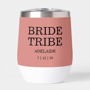 Bride Tribe Bridal Party Desert Rose