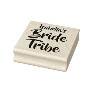 Bride Tribe Bridal Shower Rubber Stamp