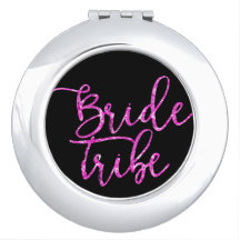 Bride Tribe Bridesmaid gift Compact Mirror