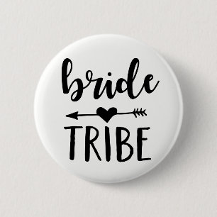 Bride Tribe Button for Bridesmaid