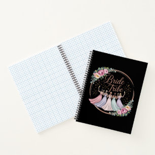 Bride Tribe Custom Name Bachelorette Party Notebook