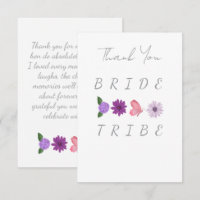 Bride Tribe Floral Bride Hen Do Gift
