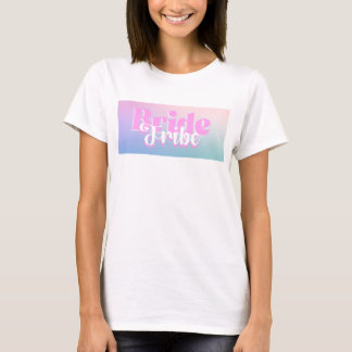 Bride Tribe Gradient Print Shirt