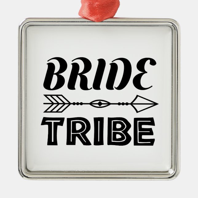 Bride Tribe    Metal Tree Decoration (Front)