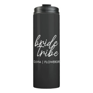 Bride Tribe Modern Flower Girl Thermal Tumbler