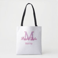 Bride tribe monogram red bridal shower simple mini