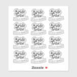 Bride Tribe Personalised Hen Night<br><div class="desc">These stickers are great for connecting your bride tribe and also handy if you open a tab at a bar,  only those with an official 'Bride Tribe sticker' get their drink put on the tab.</div>