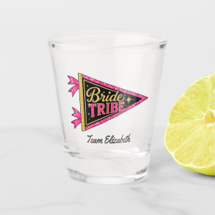 Bride Tribe Personalised Las Vegas Bachelorette Shot Glass