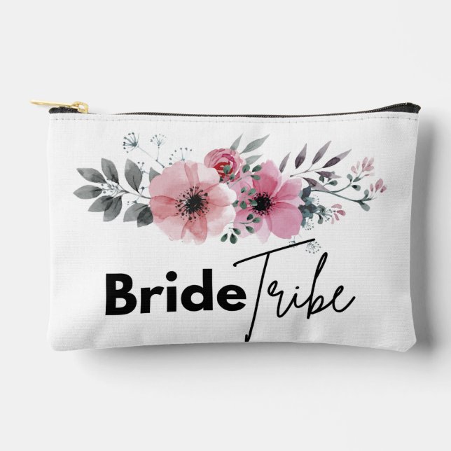 Bride Tribe Personalised Small Pouch (Front)