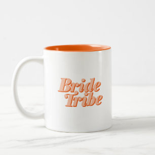 Bride Tribe Retro 70s Wedding Bridal Mug