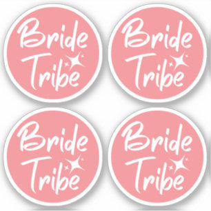 Bride Tribe Rose Bachelorette Sticker