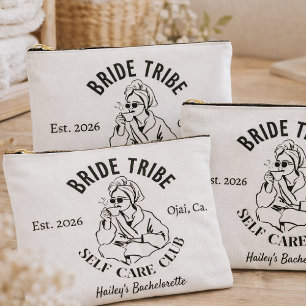 Bride Tribe Self Care Club Makeup Bags   Spa Bache
