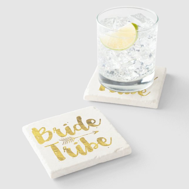 Bride Tribe Stone Coaster (Side)