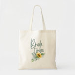 Bride Tribe Sunflower Eucalyptus Wedding Tote Bag<br><div class="desc">Every bridesmaid needs a tote! Treat your tribe to this cute sunflower tote and make them feel extra special.


artwork/graphics by ReachDreams.etsy.com</div>