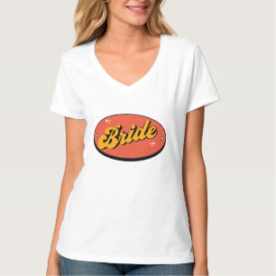 Bride Tribe T-Shirt Bachelorette Retro Bride
