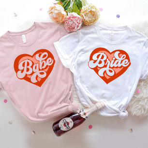 Bride Tribe T-Shirt Bachelorette Retro Bride Tee