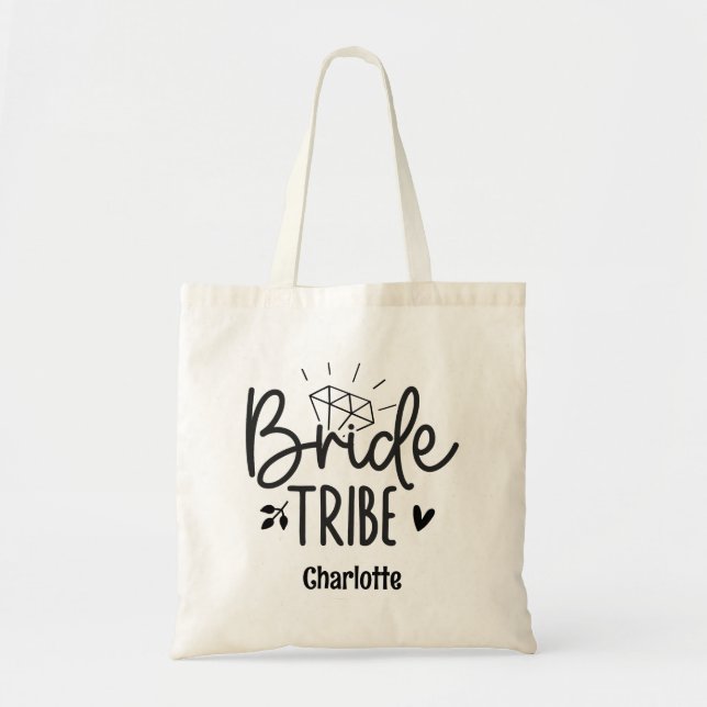 Bride Tribe Wedding Tote Bag (Front)