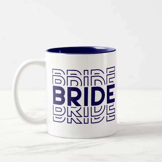 Bride  Two-Tone coffee mug (Left)