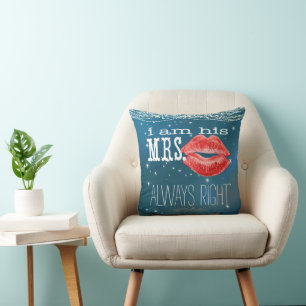 Bride Under the Stars Always Right Accent Pillow