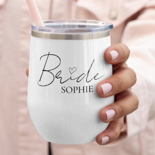 Bride Vibes Only Custom Name in Elegant Script