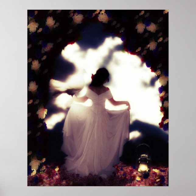 Bride Watching Portait Poster (Front)