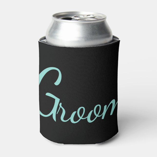 BRIDE Wedding Bridal Party The Groom Can Cooler (Can Front)