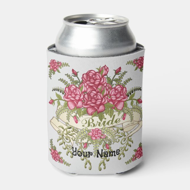 Bride Wedding can cooler (Can Front)