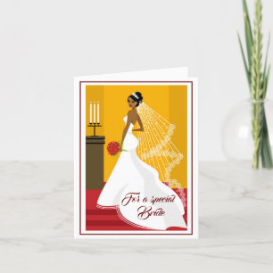 Bride Wedding Card