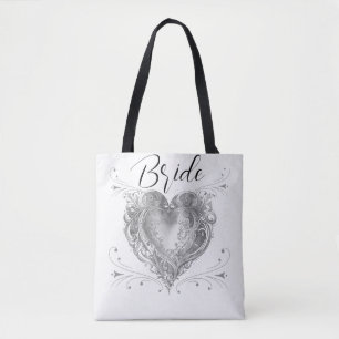 Bride Wedding Custom Tote Bag