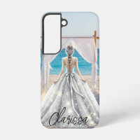 Bride Wedding Day Beach Wedding Fancy Gown Bridal