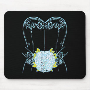 Bride Wedding Dress Bachelorette Groom Party Brida Mouse Mat