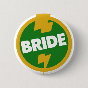 Bride Wedding - Dupree 6 Cm Round Badge