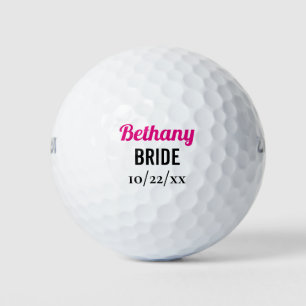 Bride Wedding Favour Bachelorette Party Golf Balls