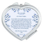 Bride Wedding Gift from Mum Something Blue Floral